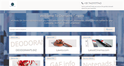 Desktop Screenshot of domainsempire.com