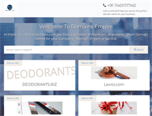 Tablet Screenshot of domainsempire.com